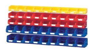 45 Piece Plastic Bin Kit Bott Bench Back/End Panel Tool Hook and Bin Kits 13031092 